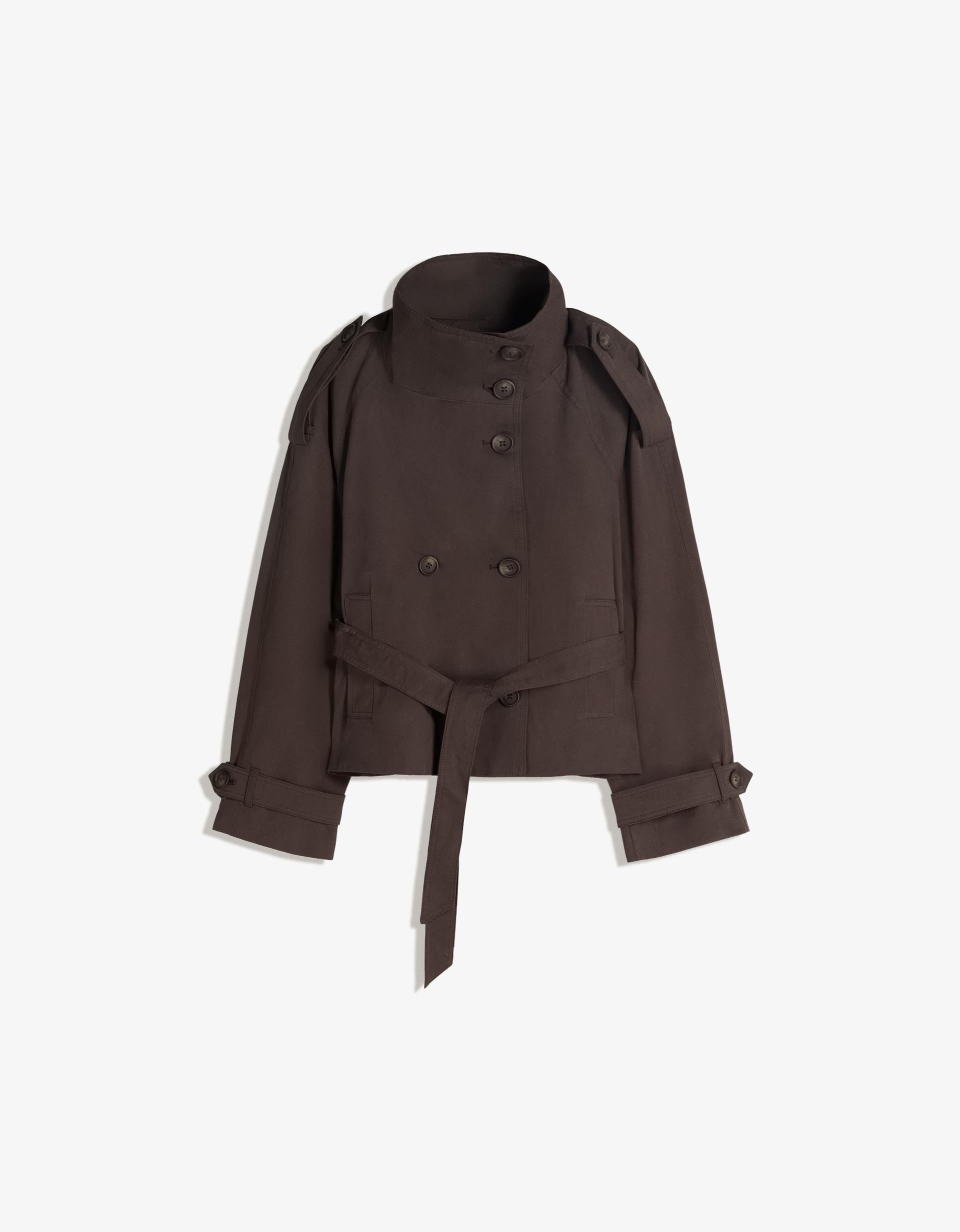 BUTTONED TRENCH COAT