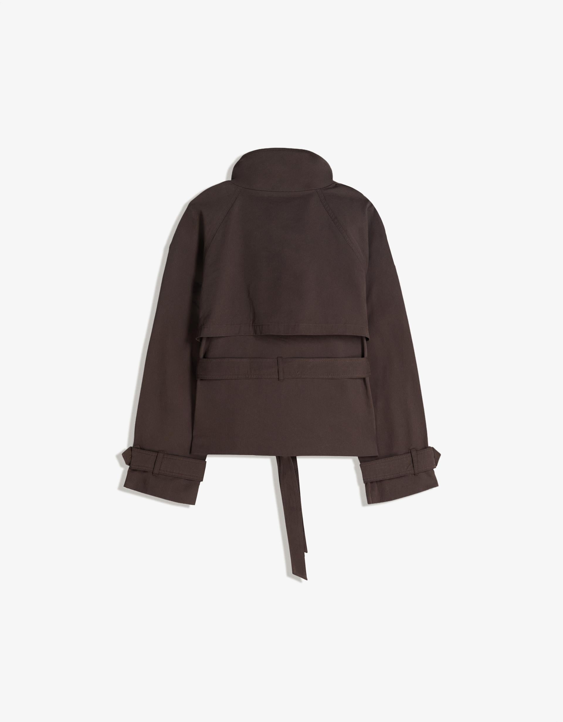 BUTTONED TRENCH COAT
