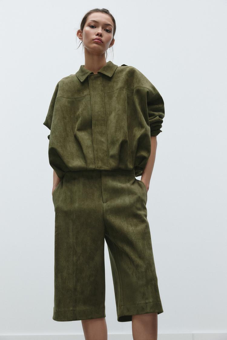SUEDE BOMBER JACKET