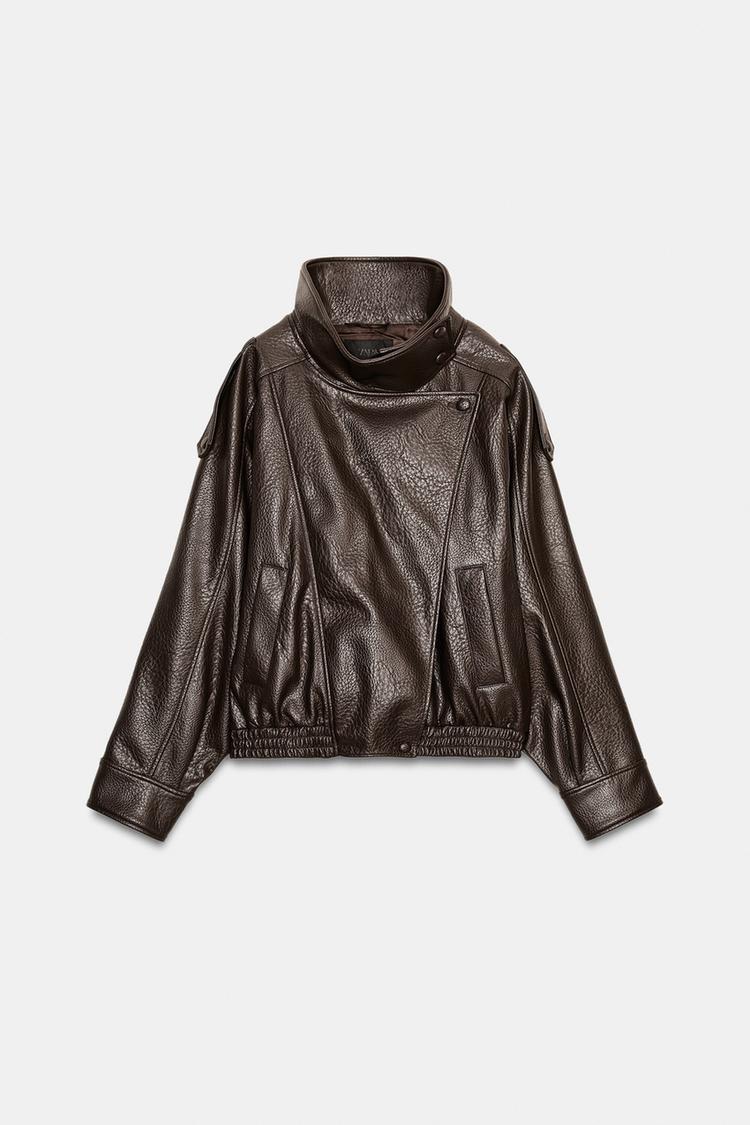VIRELLA | LEATHER-LOOK JACKET