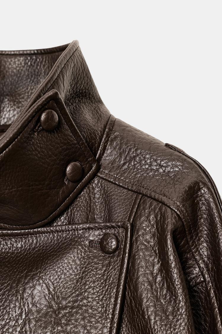VIRELLA | LEATHER-LOOK JACKET