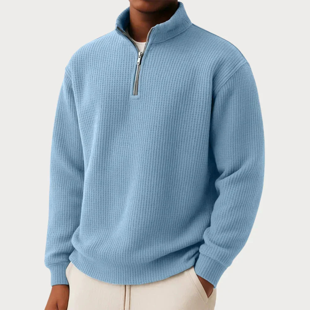 ESSENTIAL KNIT QUARTER ZIP
