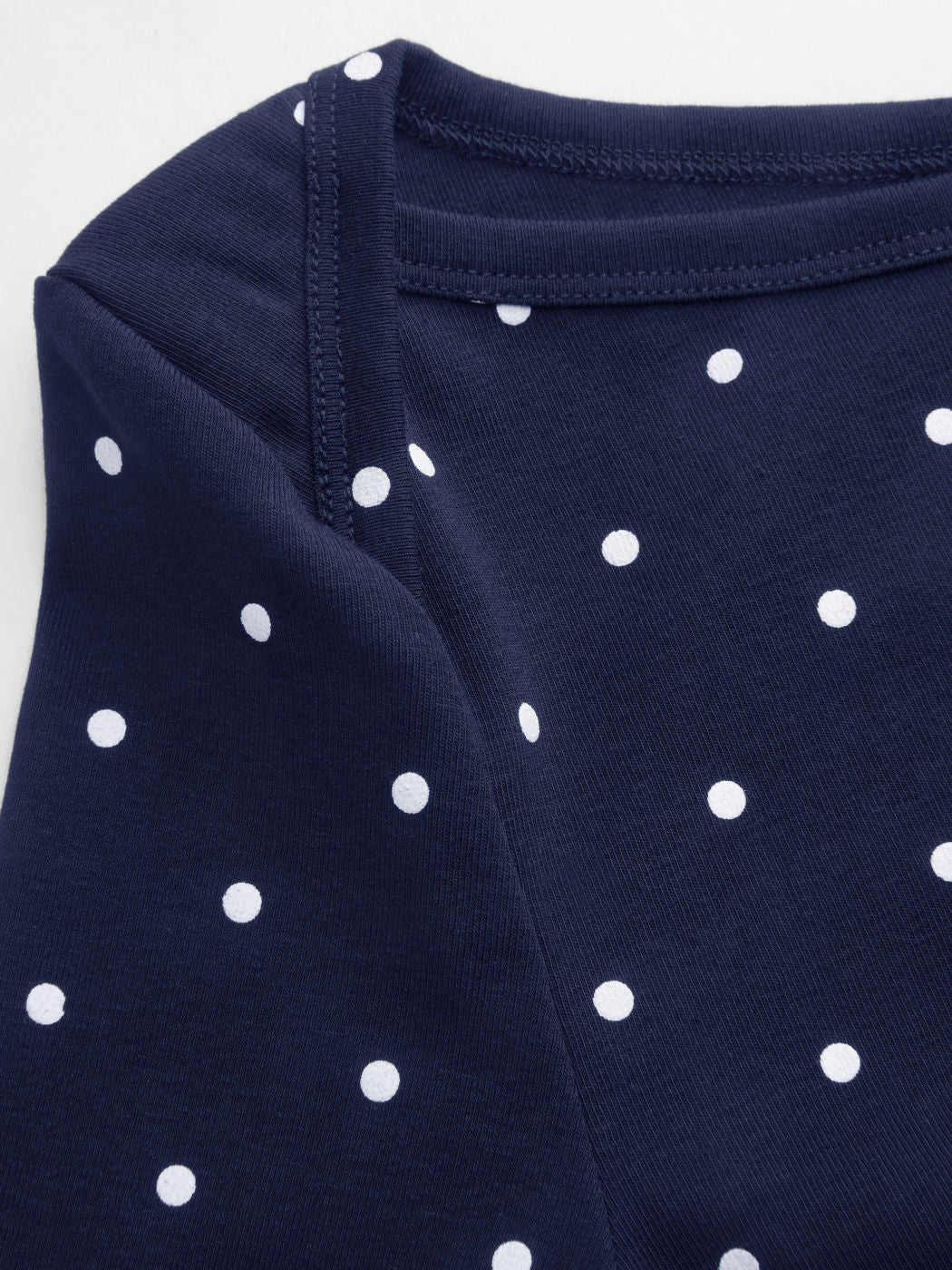 LONG SLEEVE POLKA DRESS