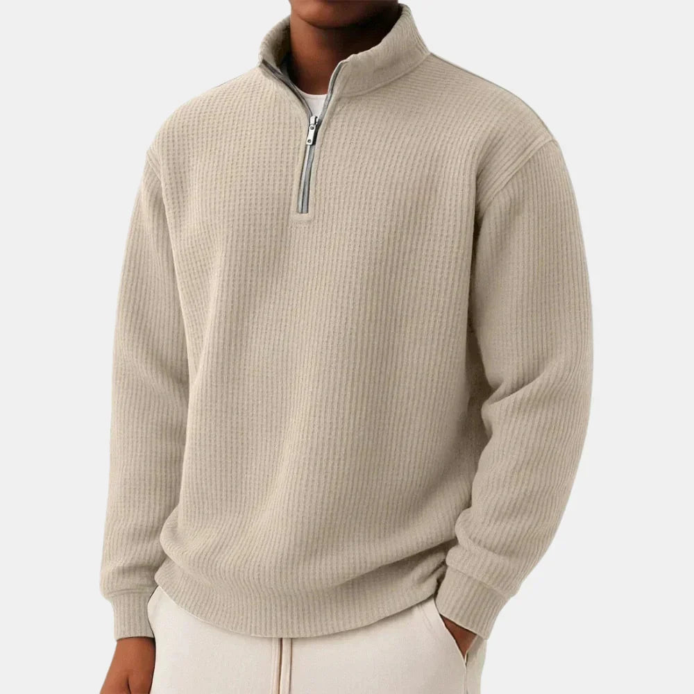 ESSENTIAL KNIT QUARTER ZIP