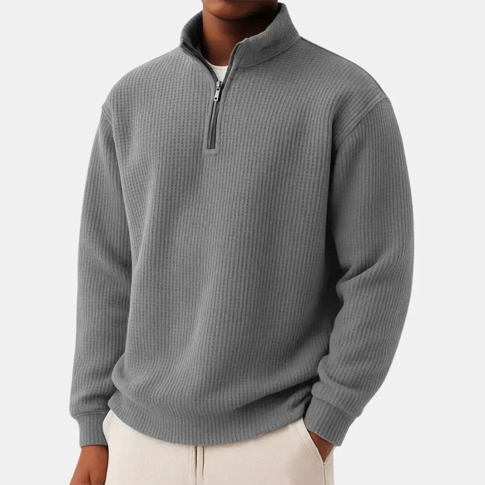 ESSENTIAL KNIT QUARTER ZIP