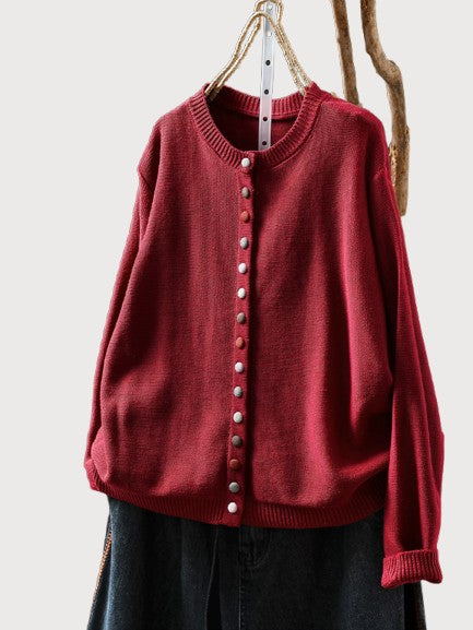 THE KELLY | Women's Grace Button-Detail Cardigan