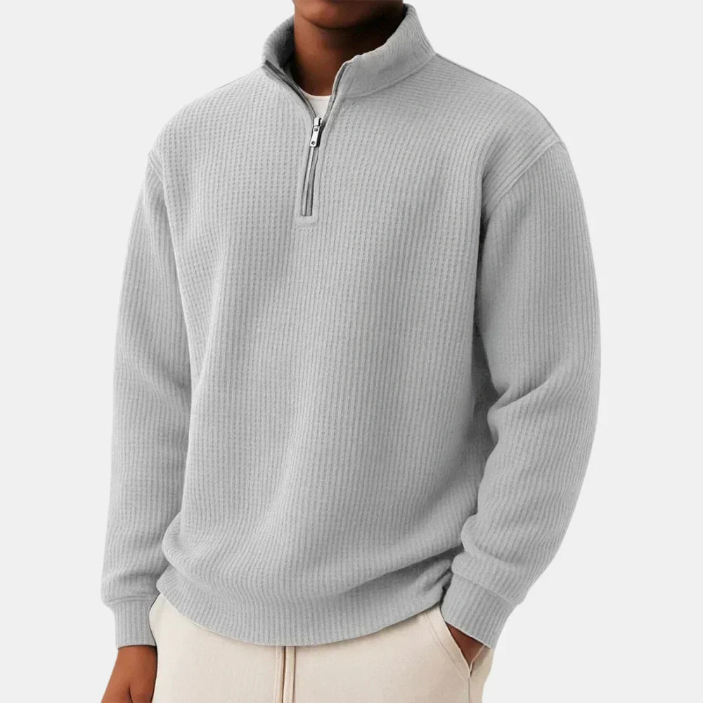 ESSENTIAL KNIT QUARTER ZIP
