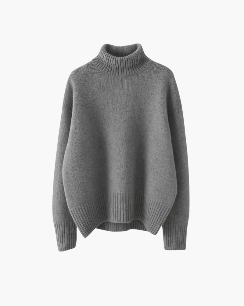 Women's Luxe High Neck Knit Sweater