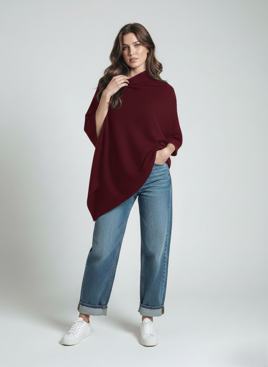 KNIT SHAWL WRAP