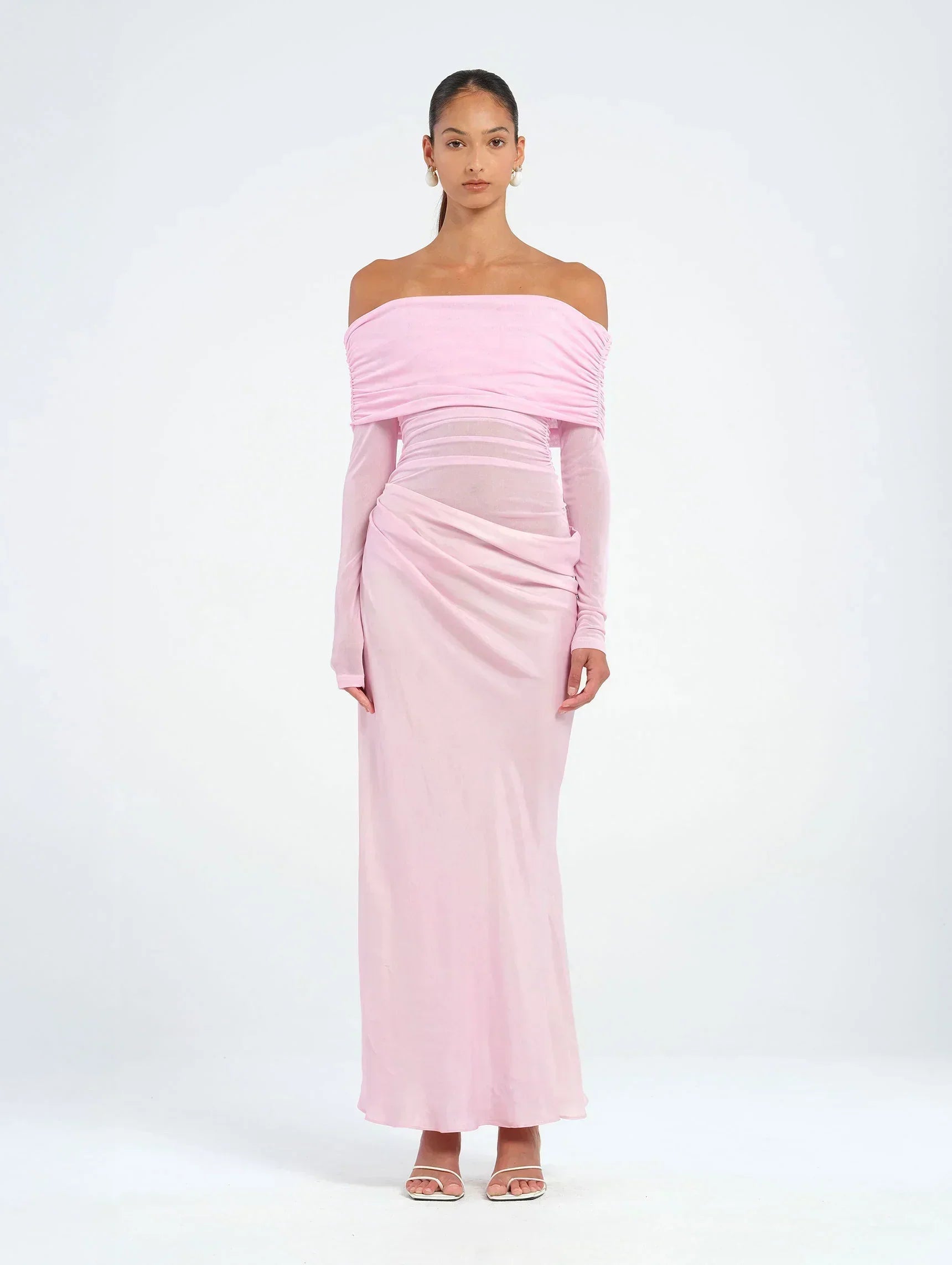 SHEER MAXI DRESS