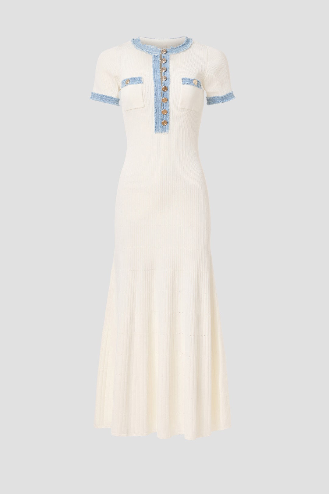 KNITTED MIDI DRESS
