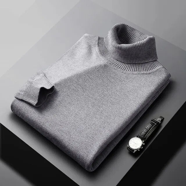 HIGH NECK KNIT JUMPER