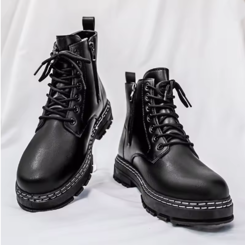 Atlas | Rugged Lace-Up Combat Boots