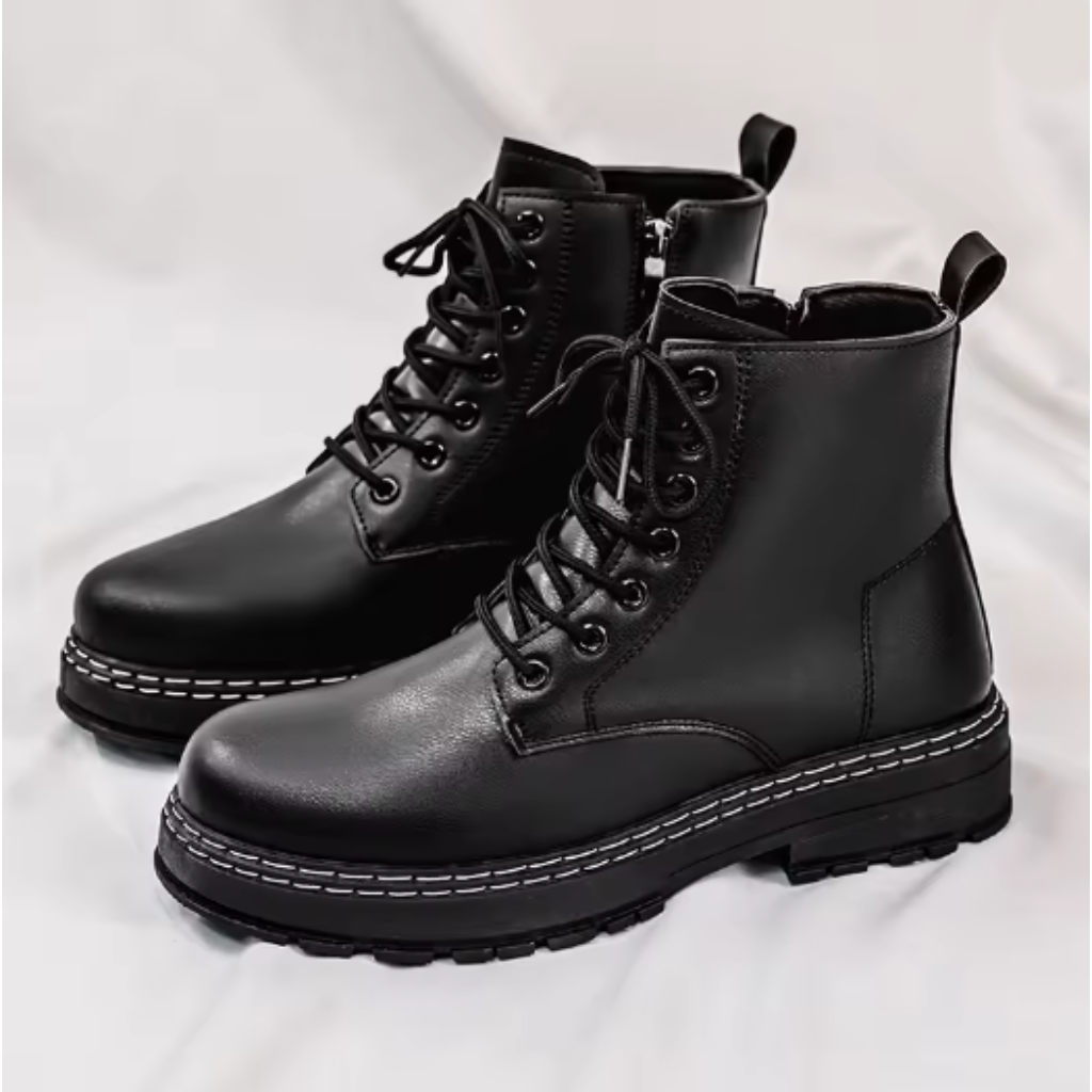 Atlas | Rugged Lace-Up Combat Boots