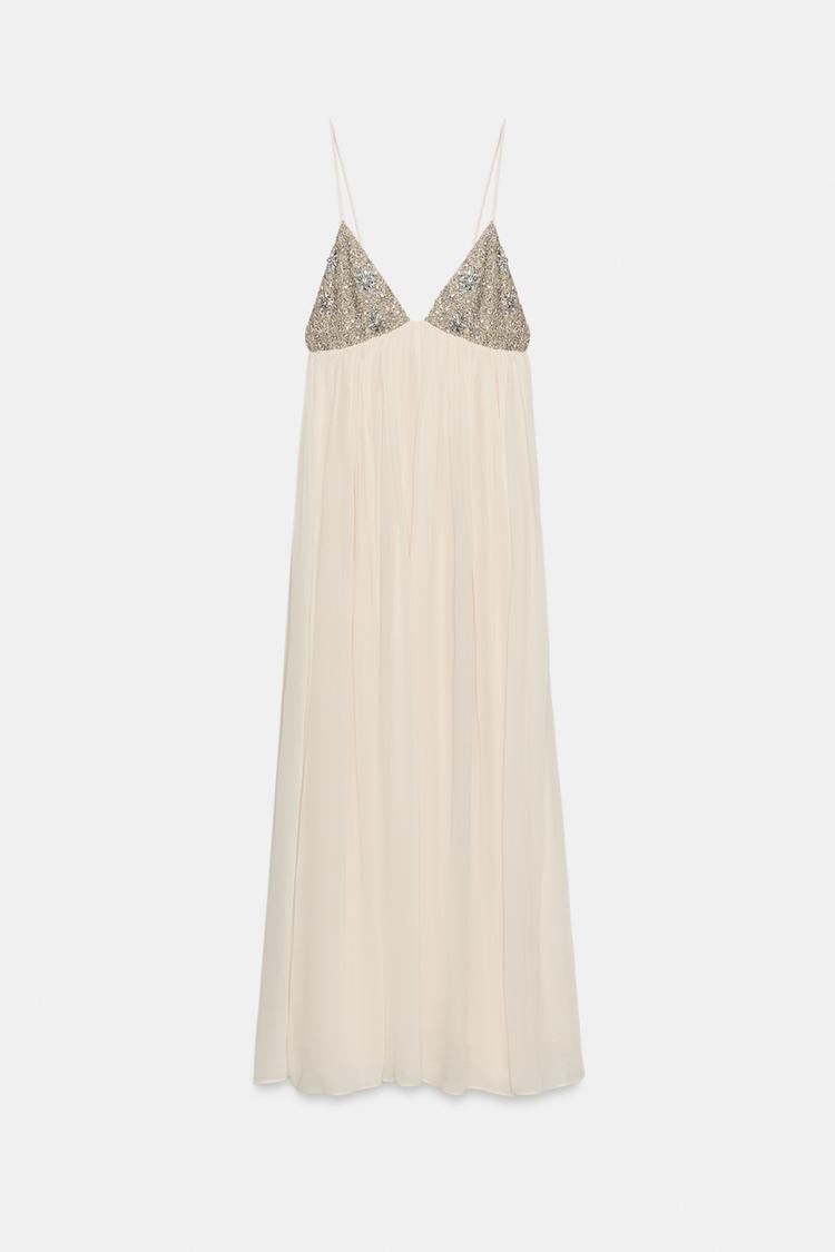 BEADED MAXI DRESS
