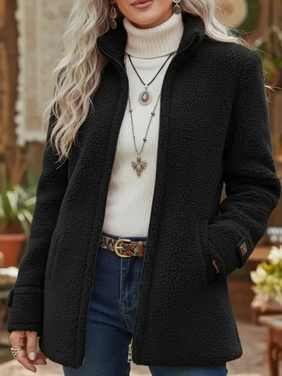 CHANELLE | Stand Collar Jacket