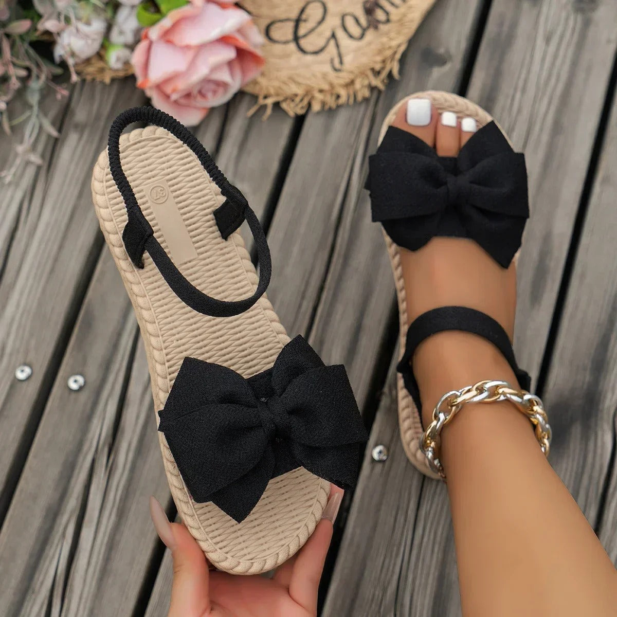 Bella Bow | Soft Comfort Summer Sandals
