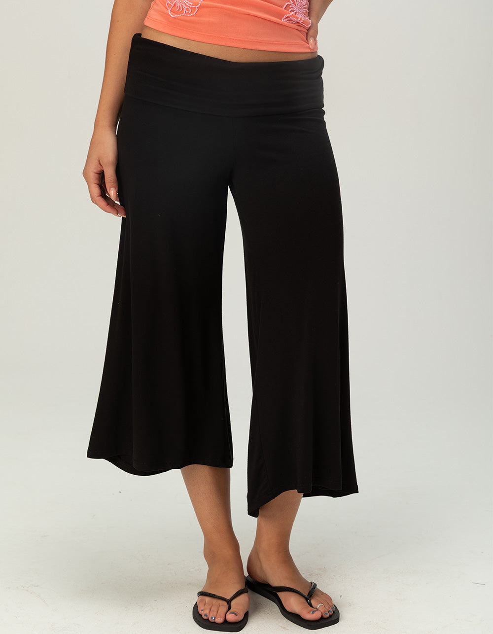 Low-Rise Gaucho Trouser