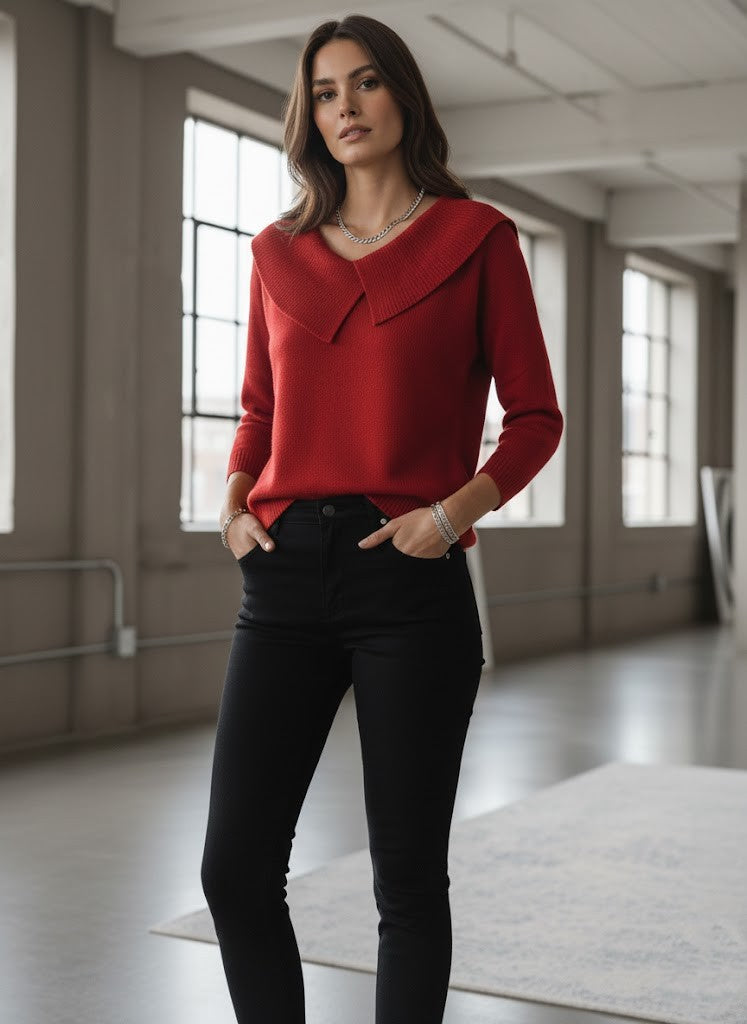 LUCIA | ELEGANT WARM KNIT SWEATER