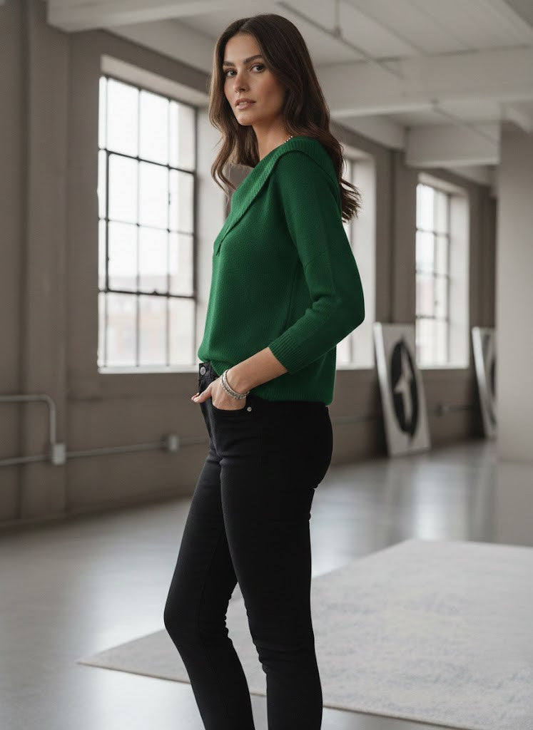 LUCIA | ELEGANT WARM KNIT SWEATER
