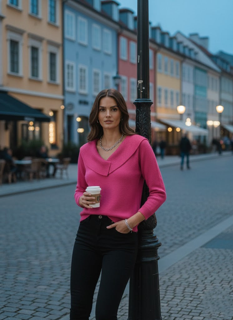 LUCIA | ELEGANT WARM KNIT SWEATER