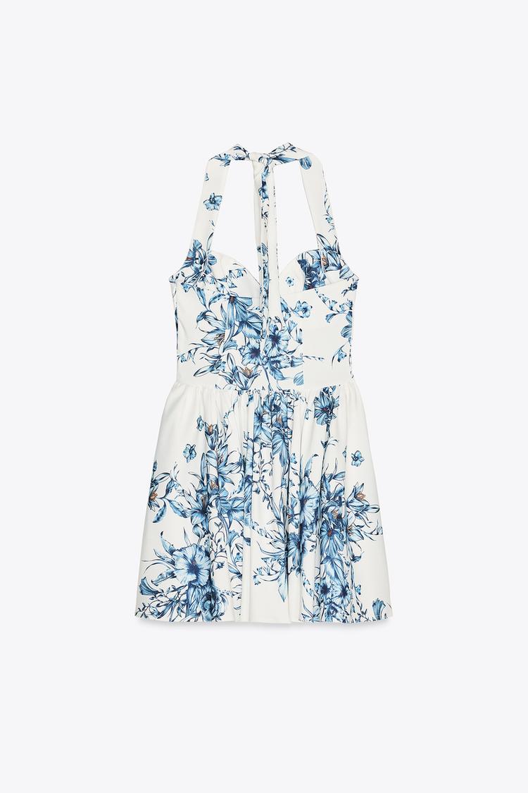 PRINTED SHORT DRESS