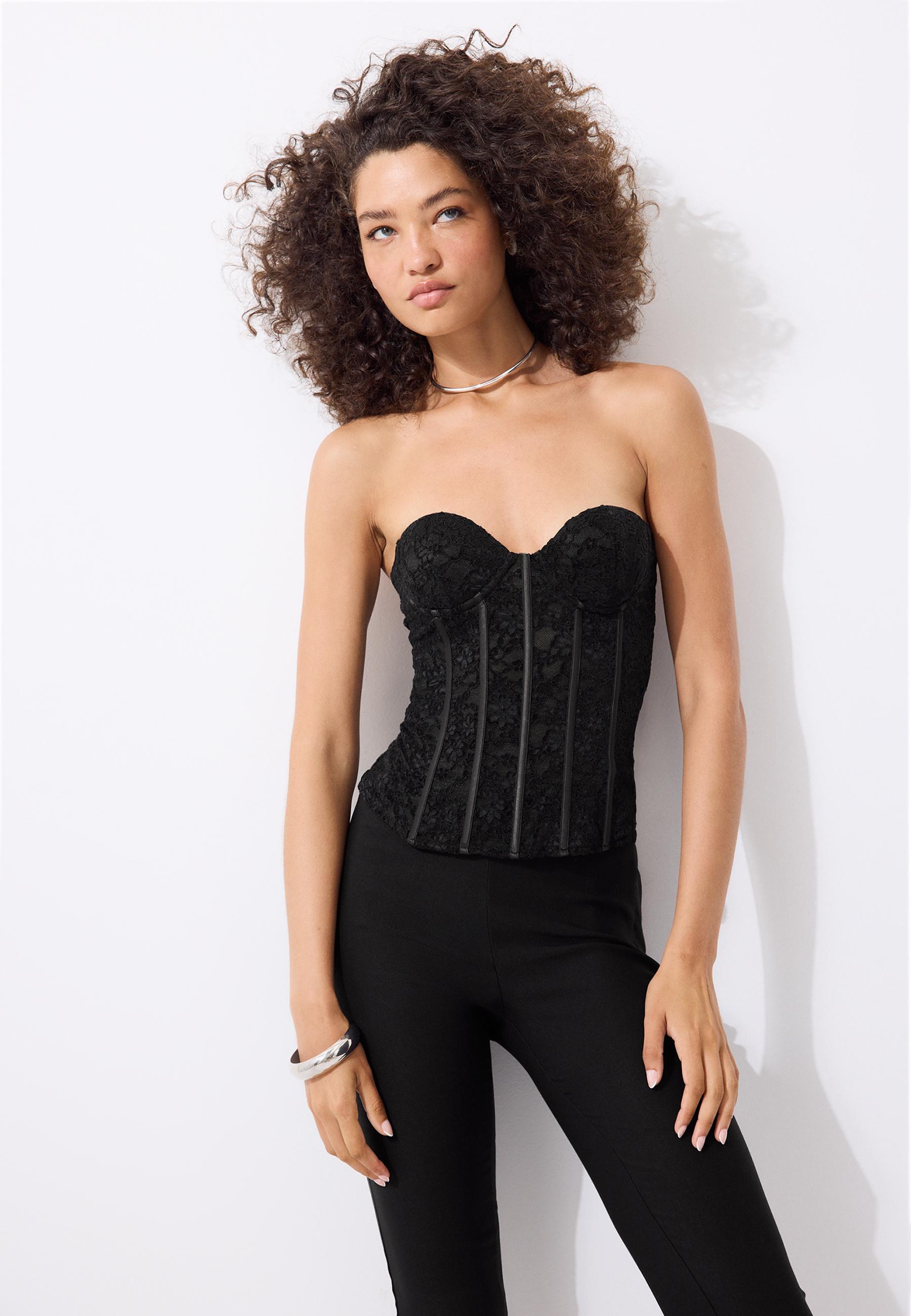 LACE CORSET TOP