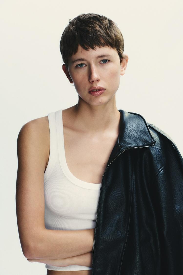 VIRELLA | LEATHER-LOOK JACKET