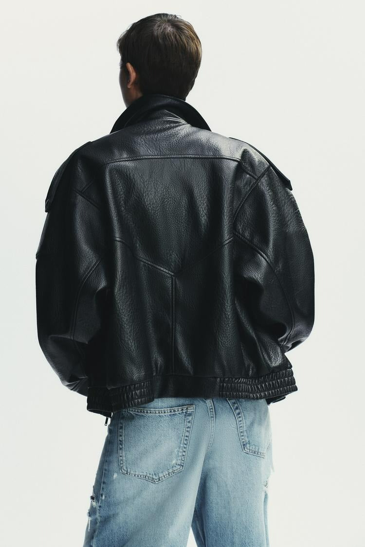 VIRELLA | LEATHER-LOOK JACKET