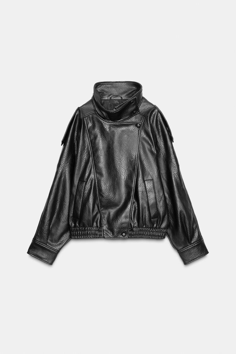 VIRELLA | LEATHER-LOOK JACKET