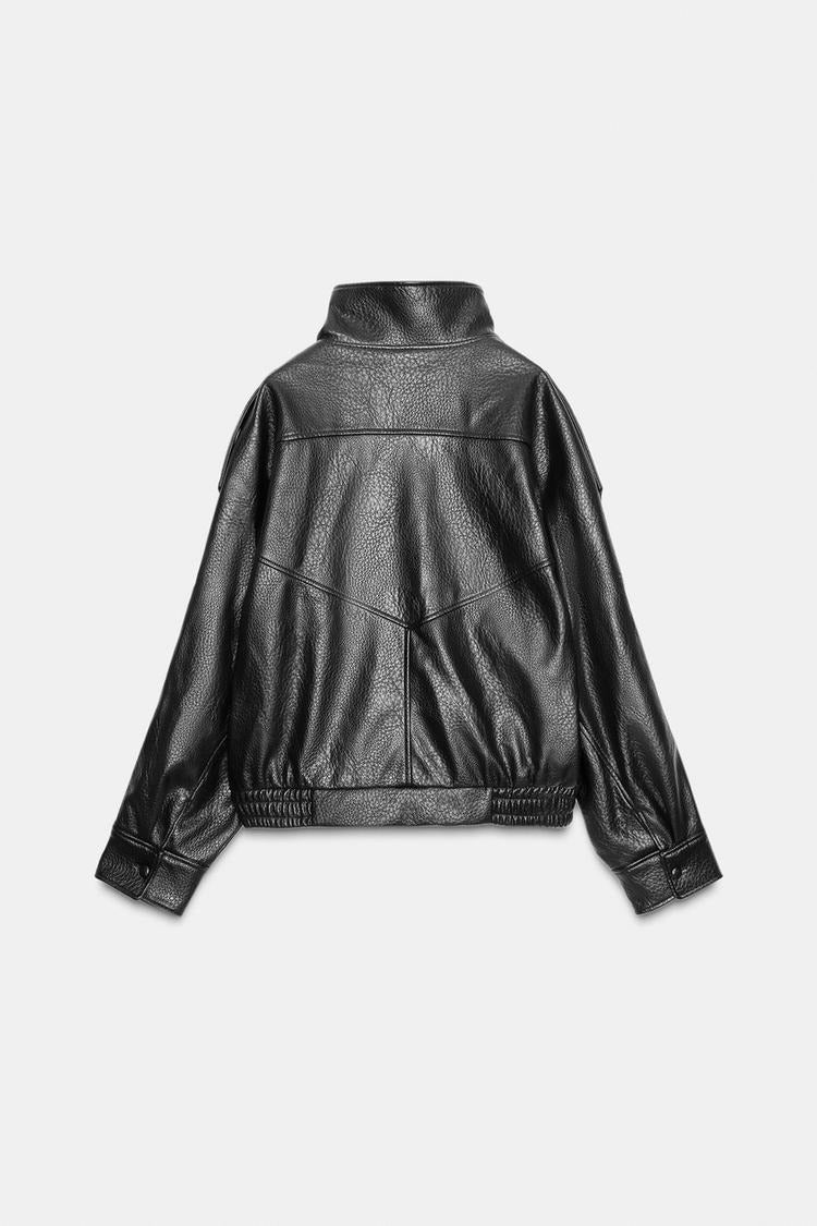 VIRELLA | LEATHER-LOOK JACKET