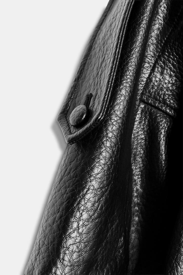 VIRELLA | LEATHER-LOOK JACKET