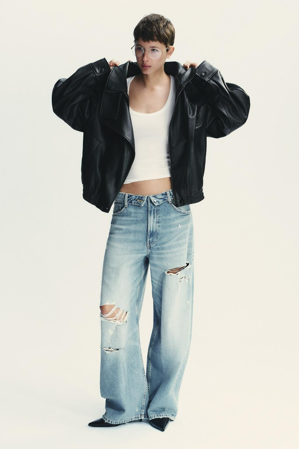 VIRELLA | LEATHER-LOOK JACKET