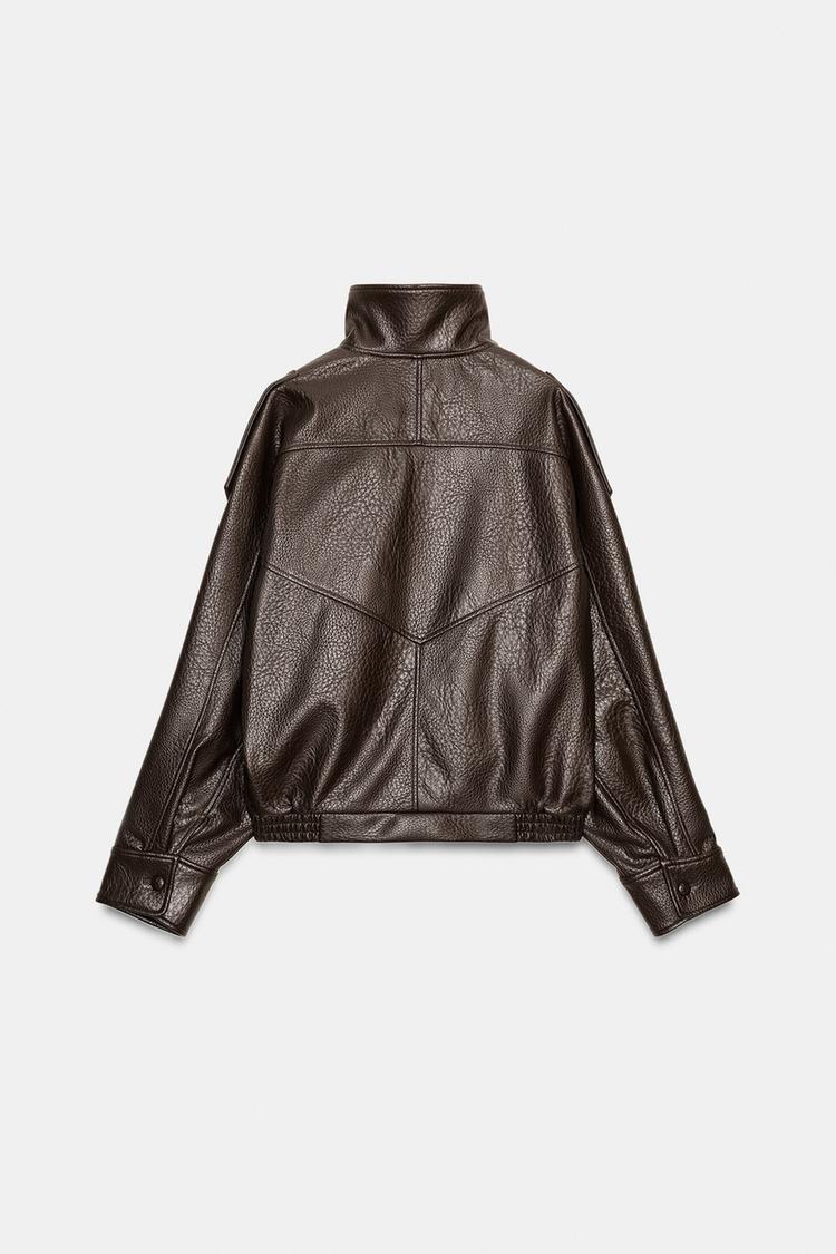 VIRELLA | LEATHER-LOOK JACKET