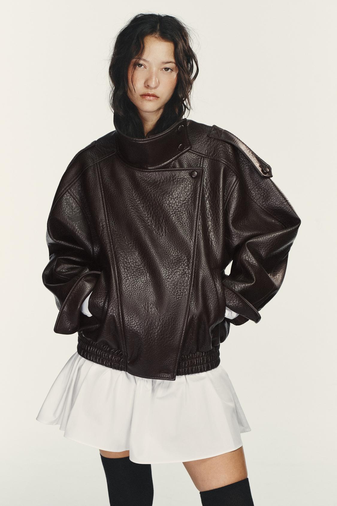 VIRELLA | LEATHER-LOOK JACKET