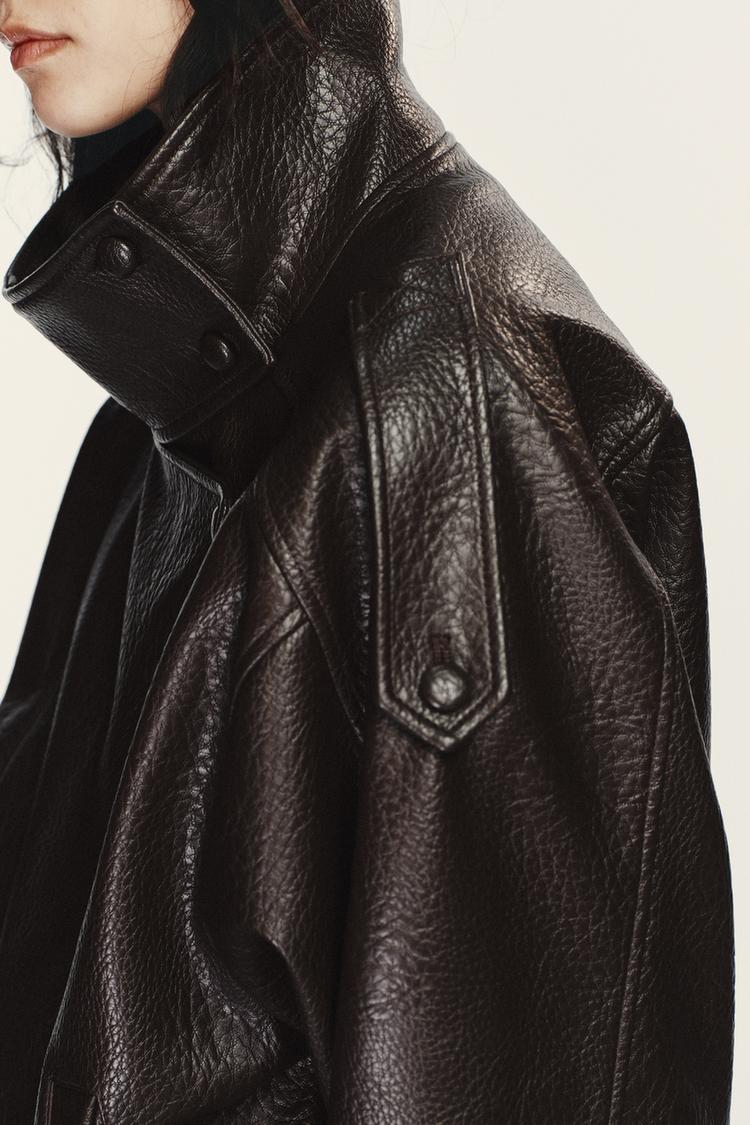 VIRELLA | LEATHER-LOOK JACKET