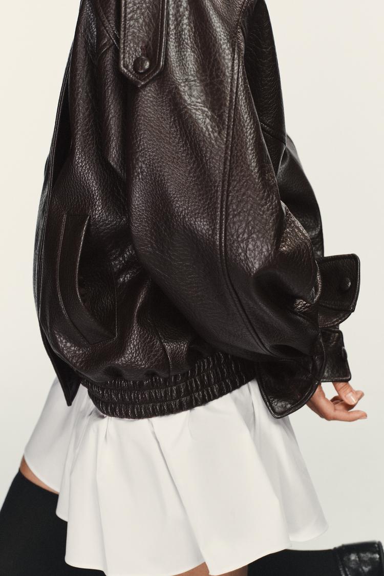 VIRELLA | LEATHER-LOOK JACKET