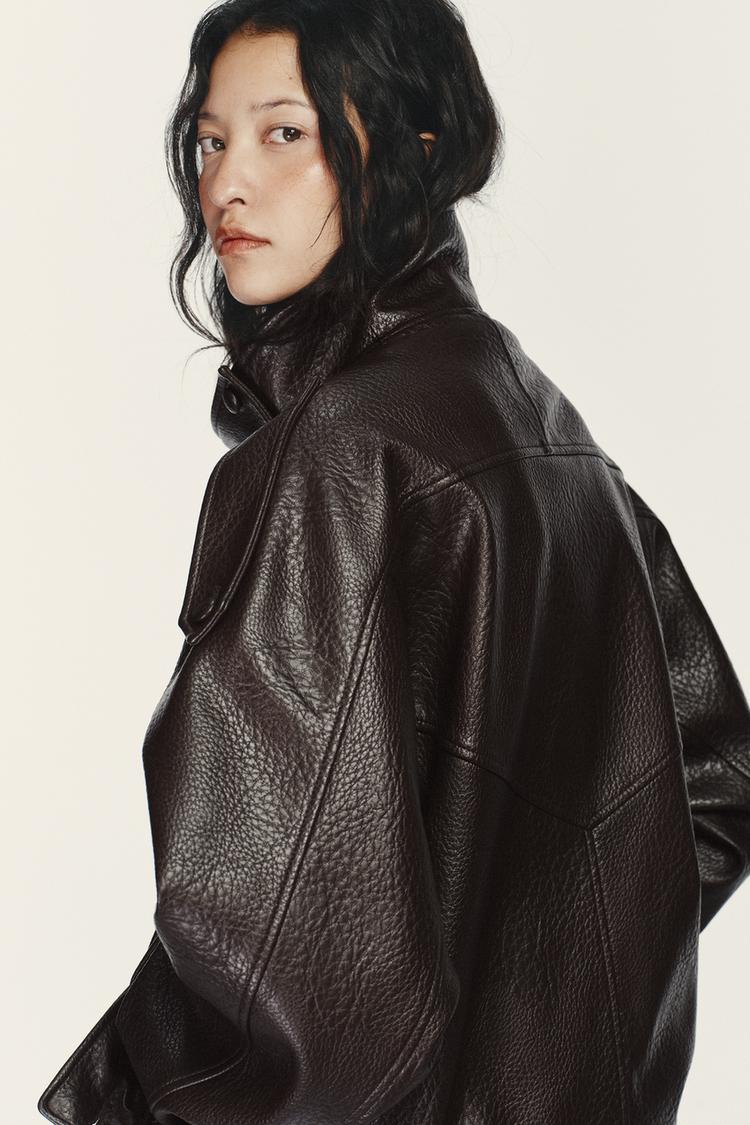 VIRELLA | LEATHER-LOOK JACKET