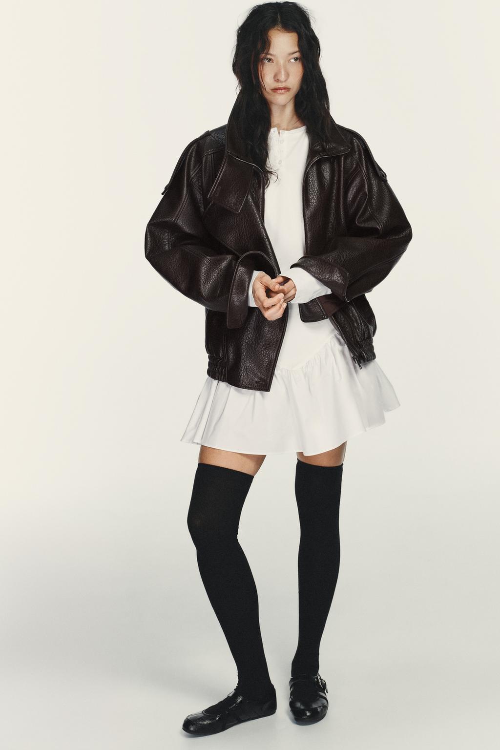 VIRELLA | LEATHER-LOOK JACKET