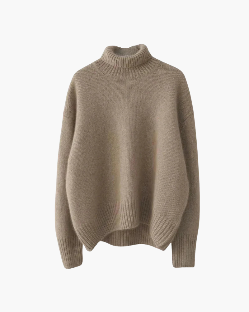 Women's Luxe High Neck Knit Sweater