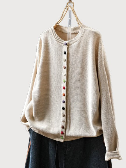 THE KELLY | Women's Grace Button-Detail Cardigan
