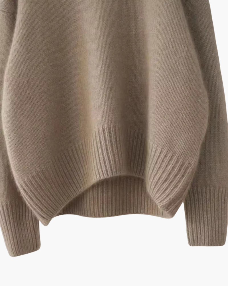 Women's Luxe High Neck Knit Sweater
