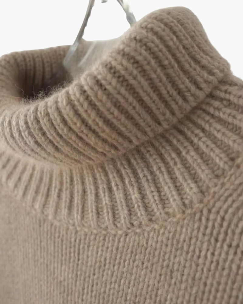 Women's Luxe High Neck Knit Sweater