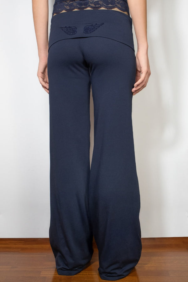 Women's Angel Wing Embroidered Trousers