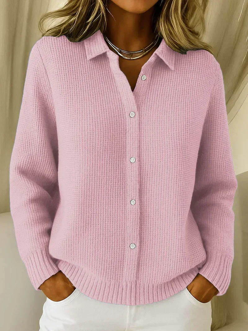 MAEVE | CLASSIC KNIT BUTTON CARDIGAN