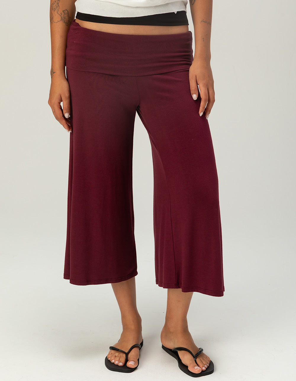 Low-Rise Gaucho Trouser