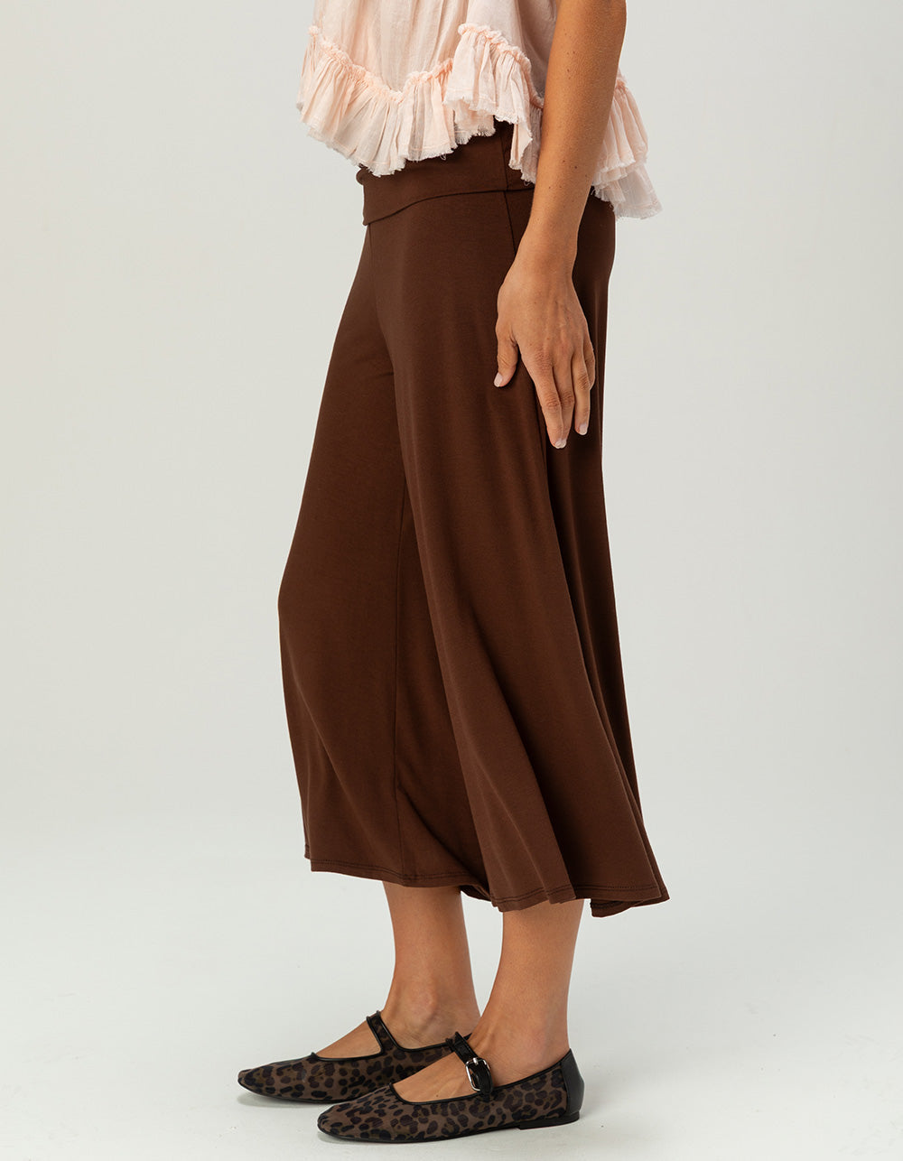 Low-Rise Gaucho Trouser