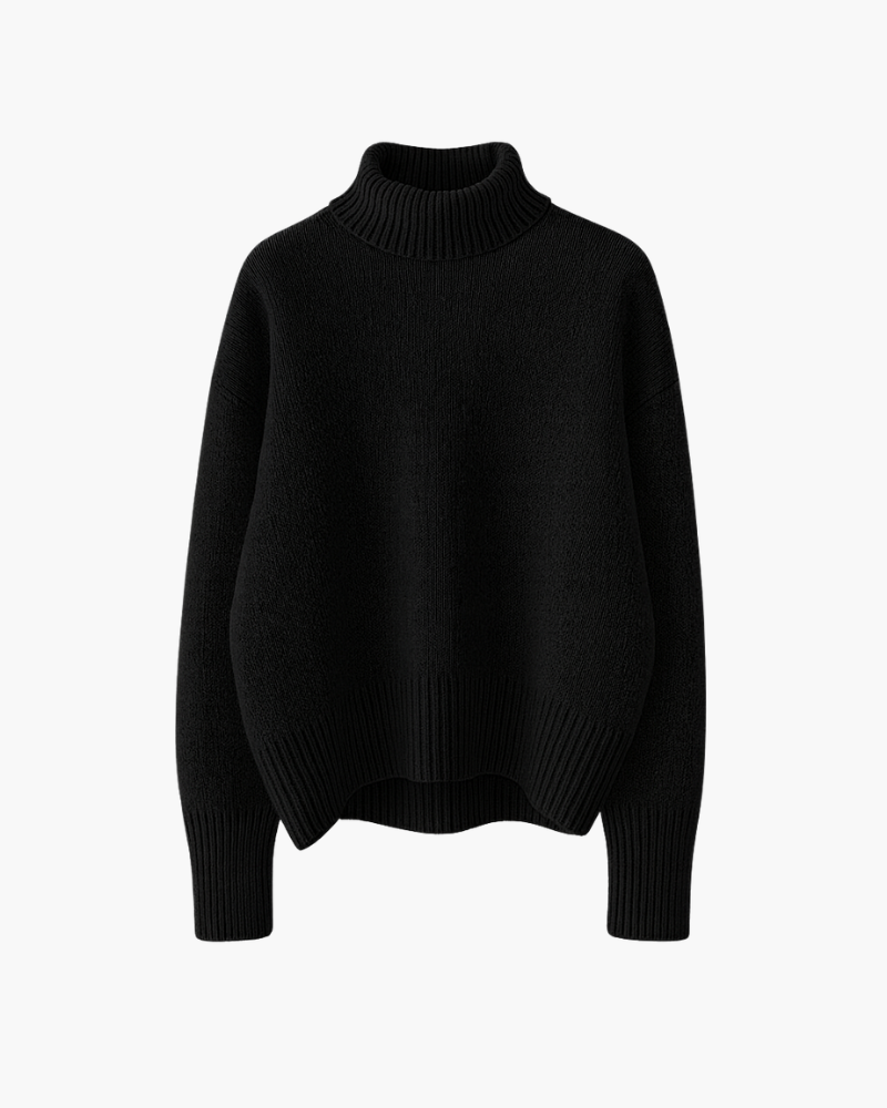 Women's Luxe High Neck Knit Sweater