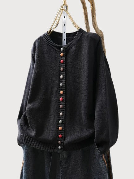 THE KELLY | Women's Grace Button-Detail Cardigan
