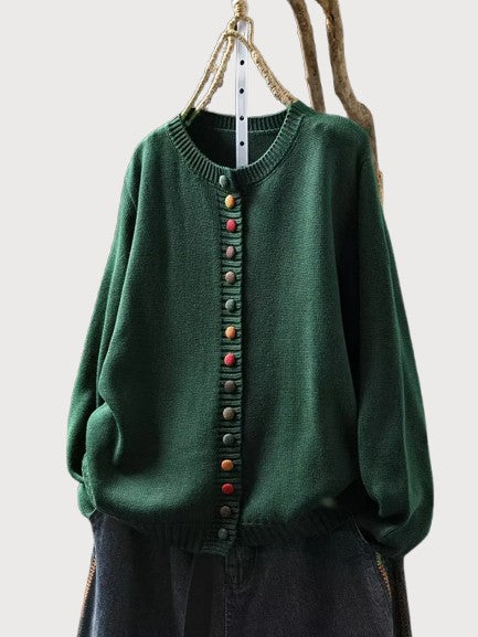 THE KELLY | Women's Grace Button-Detail Cardigan
